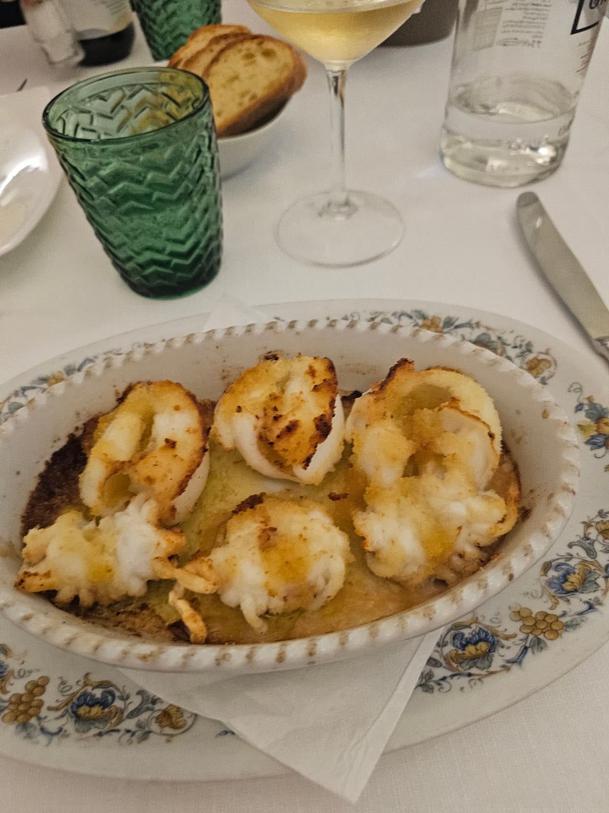 Scampi gratinati